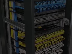 Τύπος καλωδίου Διαχείρισης καλωδίων Τράι Διαχειριστής καλωδίων 24 θύρων για ράκ / ντουλάπι κέντρου δεδομένων