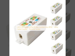 CAT6 CAT5E IDC 4 Pair/8 Way Junction Box 8P8C - Ενσωματωμένος σύνδεσμος καλωδίων - Τερματική πρίζα