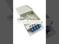 ANSHI 4 Πυρήνων Εσωτερικό Επιτραπέζιο Τερματικό Κουτί Οπτικών Ινών με SC/UPC Adapter για FTTH