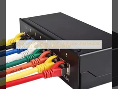 ΕΠΙΤΡΑΠΕΖΙΟ ΠΑΝΕΛ ΕΠΙΔΙΟΡΘΩΣΗΣ 8 ΘΥΡΩΝ CAT5E CAT6 CAT6A ΘΩΡΑΚΙΣΜΕΝΟ 90 ΜΟΙΡΩΝ ΕΙΣΟΔΟΣ ΑΠΟ ΠΑΝΩ PUNCH FTP STP