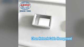 Εύκολη διαχείριση καλωδίων δικτύου ANSHI RJ45 Wall Plate