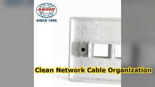 Λύση δικτύου ANSHI US Standard Wall Plate