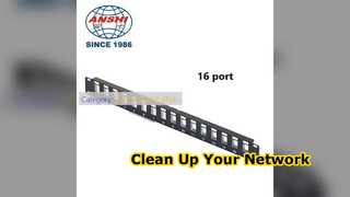 Οδηγός εγκατάστασης 12 Port 1U Rack Patch Panel