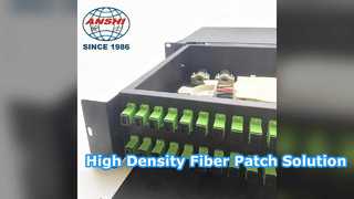 Αποτελεσματική λύση στερέωσης πάνελ 48 Port Fiber Patch Rack