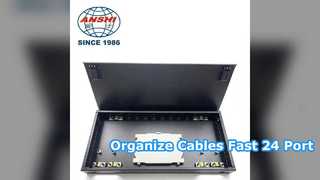 24 Θύρα 0 5U Άδειο Patch Panel Rack Λύση δικτύου