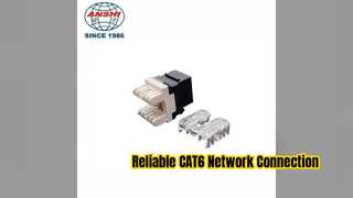 Αξιόπιστη υποδοχή καλωδίου δικτύου CAT6 UTP Keystone Jack