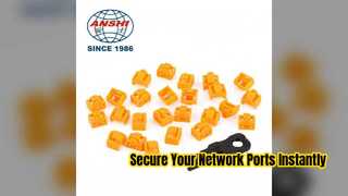 RJ45 Port Lock Dust Plug Ασφαλίστε τις θύρες του δικτύου σας