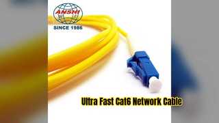 Καλώδιο Patch Ethernet Cat6 υψηλής ταχύτητας Αξιόπιστη δικτύωση