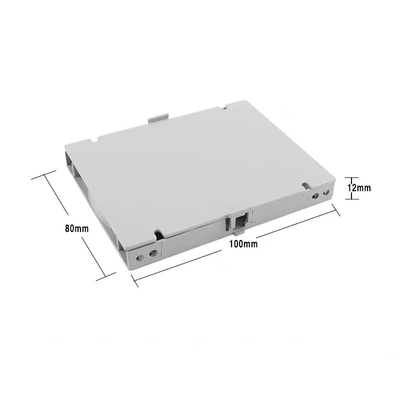 ANSHI 12 Cores Splice Cassette Tray For Optical Patch Panel Terminal Box FTTH4/6/8/12 Core Small Fusion Box