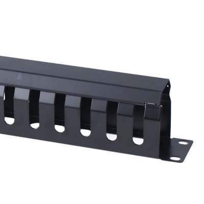 1U 19 Inch Metal Cable Management For Cable Organization And Installation