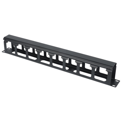 ANSHI 19 Inch 1U 8 Port Metal Cable Management XL-4020-3A-A