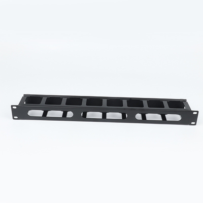 ANSHI 19 Inch 1U 8 Port Metal Cable Management XL-4020-3A-A