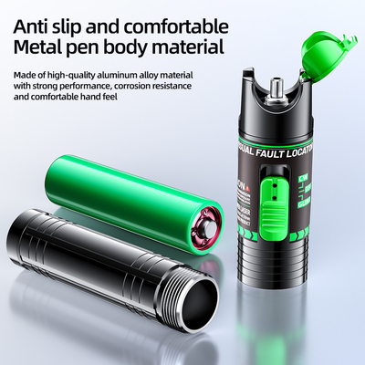 Green Laser Red Laser Fault Tracker For FTTH FTTB FTTX Network With SC/ST/FC Connectors And 5-100MW Output Power