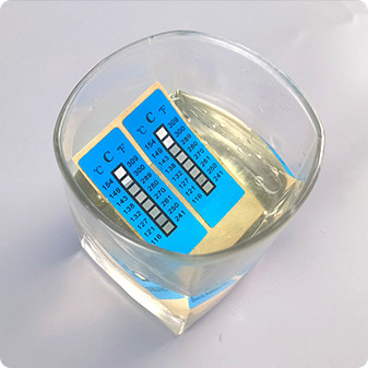Non Reversible 49-71 ℃ 120-160℉ 5 Temperature Level High Temperature Sensitive Labels