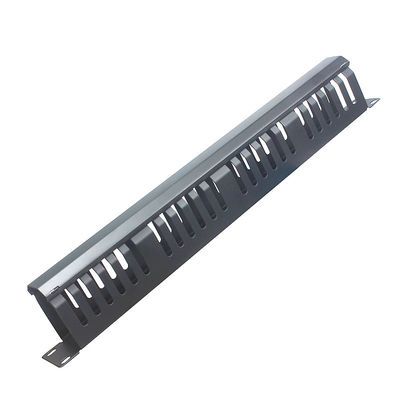 Networking 1U 19 Inch 24 port 48 Slots Horizontal Metal Cable Management