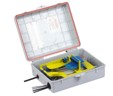 24 Core Waterproof Junction Box , Insert Type Splitter Outdoor Terminal Box