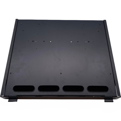 ANSHI 19 Inch Rack Mount Din Rail Drawer Fiber Optic Patch Panel 1U Fiber Panel