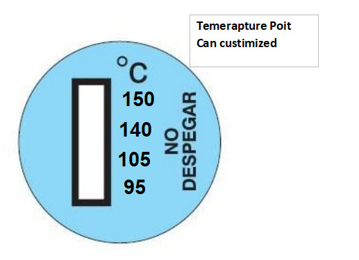 Temperature Fast Indicator 40-180C Temperature Measuring Strips For Irreversible Temperature Monitoring