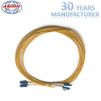 Καλώδιο οπτικής ίνας 2 μέτρων LC/UPC-LC/UPC, Duplex Fiber Optic Patch Cable G652D G657A1
