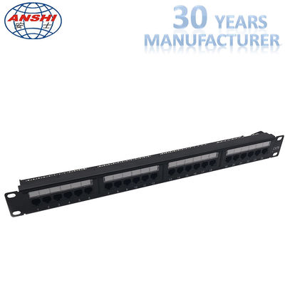 RACK MOUNT PATCH PANEL 24 PORT 19 Inch CAT5E/CAT6/CAT6 UTP RACK MOUNT PATCH PANEL