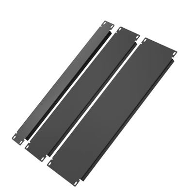 1.5mm Πάχος Μαύρο 6U Cabinet με Λευκό 1U 2U 3U 4U Blind Panel Server Telecom Parts 1U 19'' Πάχος