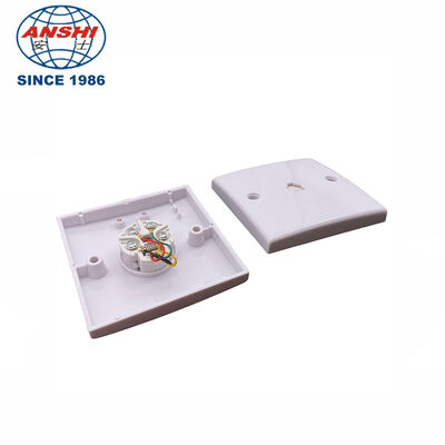 ANSHI British Style ABS Material Network Cable Faceplate with Dust Shutter for RJ45 Ethernet Wall Plate