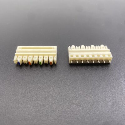 8 Πιν 110 Τύπος PCB IDC Connector 4 χρωματική εκτύπωση Τερματικό μπλοκ με 3,81mm Pitch για αξιόπιστες ηλεκτρικές συνδέσεις