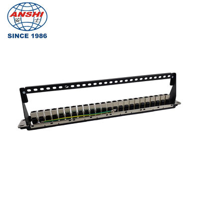 19-inch 1U Modular Type Rack Mount Patch Panel UTP & FTP for Networking and Cabling