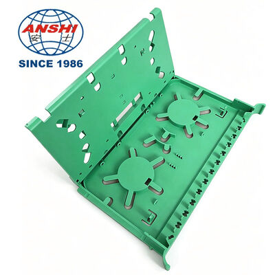 Factory Wholesale 6 Core 12 Core Fiber Direct Splice Tray Eco-Friendly ABS Telecom V3.0 ODF Integrated Fiber Splice Tray