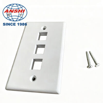 Άνσι 120 τύπου US Standard Πλάκα οροφής τοίχου, 3 θύρες RJ45 RJ11