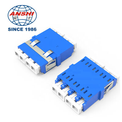 Υψηλής ποιότητας LC APC Fiber Optic Adaptor Διανομή Τερματικό Κουτί με Πολλαπλή Χρησιμοποίηση Κλειδώματος Προσαρμοστικό Σκιάρ, υλικό PC